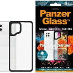 PanzerGlass ClearCase pentru Samsung Galaxy A42, negru AB, este un protector de ecran si husa transparenta fabricata de PanzerGlass, special conceputa pentru a oferi protectie impotriva zgarieturilor si a impacturilor pentru telefonul tau Samsung Gal, PanzerGlass