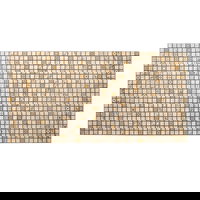 Panou decorativ PVC model mozaic nuante portocaliu murdar 96x48.5cm