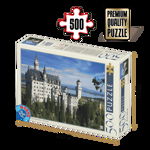 Puzzle Castelul Neuschwanstein - Puzzle 500 piese - Peisaje de zi, D-Toys