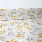 Traversa masa Linclass - Allison (stelute aurii si argintii) / 40 cm x 24 m / 1 rola, MANK