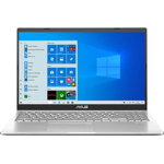 Laptop ASUS X515MA-BR037T, Intel Celeron N4020 pana la 2.8GHz, 15.6" HD, 4GB, SSD 256GB, Intel UHD Graphics 600, Windows 10 Home, argintiu