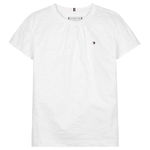 Tommy Hilfiger, Tricou cu maneci din dantela Sangallo, Galben, 176 CM