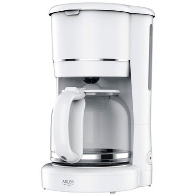 Cafetiera cu Filtru Adler 1.5l 900W Mentinere la Cald Alb