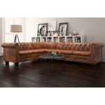 Canapea coltar Chesterfield, VidaXL