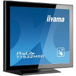 Monitor tactil, Iiyama T1532MSC-B1S 15" 4:3 /VGA HDMI DP/IP43 POS,