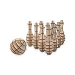 Puzzle 3D Lemn Mini Bowling Eco Wood Art