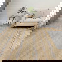 Gossi placi de pardoseala autoadezive, 55 buc., maro, pvc, 5,11 m2, Gossi