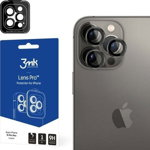 3MK 3MK Lens Protection Pro iPhone 15 Pro 6.1` grafitowy/graphite Ochrona na obiektyw aparatu z ramką montażową 1szt., 3MK