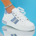 Pantofi Sport, culoare Bleumarin, material Piele ecologica - cod: P9054, LuLi