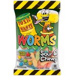 Toxic Waste Sour Gummy Worms Peg Bag - jeleuri cu gust de fructe 142g, Toxic Waste