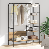 vidaXL Suport pentru Hârtie Bej 120 x 44 x 160 cm Lemn compozit, vidaXL