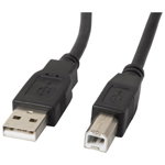 Lanberg cable USB 2.0 AM-BM 5m black, LANBERG