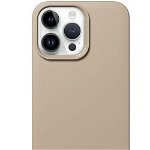 Husă subțire Nudient pentru iPhone 14 Pro Max argilă bej, Nudient