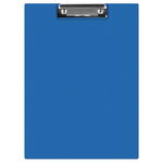 Clipboard dublu A4, plastifiat PVC, Q-Connect - albastru