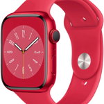 Apple Watch Series 8 GPS, 45mm, RED Aluminium Case, RED Sport Band