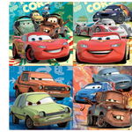 Puzzle Educa 4 in 1 - Cars 2