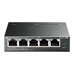 Switch TP-Link TL-SG105PE, 5 porturi Gigabit, Desktop, Easy Smart, POE, 10Gbps Capacity, porturi POE: 1-4, buget POE: 65W., TP-Link