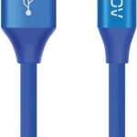 Cablu date Maxcom ACC+, Micro USB, 1 m, Blue