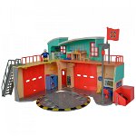 Jucarie Dickie Toys Statie de pompieri Fireman Sam cu figurina si accesorii, 