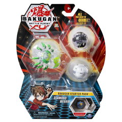 Spin Master - Set figurine Diamond Webam , Bakugan , Pachet de start