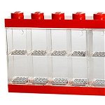Cutie de depozitare LEGO 40660001 pentru 16 minifigurine (Rosu), LEGO