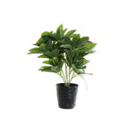 Plantă decorativă DKD Home Decor Negru Verde PVC Pânză (30 x 30 x 36 cm), DKD Home Decor