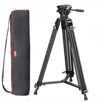 SmallRig 3751 Video Tripod Heavy-Duty with Fluid Head AD-01, SmallRig