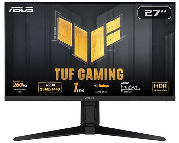 Monitor TUF Gaming VG27AQML1A, gaming monitor - 27 - AMD Free-Sync, HDMI, DisplayPort, 240Hz panel, ASUS