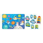 Puzzle educativ - Descopera Spatiul, 20 piese, 48x32cm Banana Panda BP49043