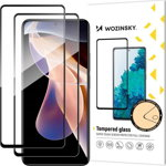 Wozinsky Wozinsky zestaw 2x super wytrzymałe szkło hartowane Full Glue na cały ekran z ramką Case Friendly Xiaomi Redmi Note 11 Pro+ / 11 Pro czarny, Wozinsky