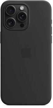 Apple Husa din Silicon cu MagSafe pentru iPhone 15 Pro Max Negru
