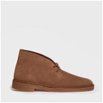 Clarks Polacco Desert Boot Cola Suede Brown, Clarks