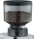 Rasnita electrica de cafea Graef, CM500, 140 grade de macinare, macinare automata, pana la 12 cesti, ajustare cantitate cafea, accesorii, inox, Graef