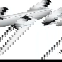 Baterie baie pentru dus, Hansgrohe Logis E 71602000, monocomanda, montaj pe perete, finisaj cromat Baterie baie pentru dus, Hansgrohe Logis E 71602000, monocomanda, montaj pe perete, finisaj cromat