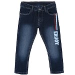 Pantaloni lungi copii Chicco, 08579-61MC, albastru inchis, Chicco