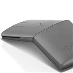 Mouse Lenovo Yoga cu indicator laser (4Y50U59628), Bluetooth, 4 butoane, 1600 DPI, Wireless, Optic, Gri, Lenovo
