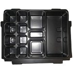 universal insert for small parts P-83674 - black, insert for MAKPAC case, Makita
