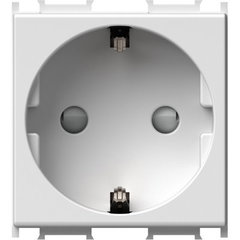 Modul Priza SCHUKO+KS2P+E 16A 250V~ 2M, TEM Modul TEM-VM10AW-U, TEM