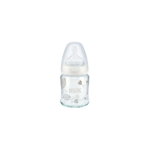 Biberon sticla Nuk, first choice, tetina silicon, 0-6 luni, 120 ml alba