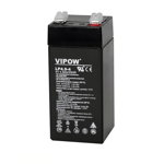 Baterie de plumb acid sigilată 4V 4.9Ah VIPOW, VIPOW
