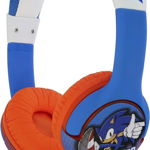 Casti Stereo OTL Sonic Speed, Pentru copii, Cu fir (Albastru/Portocaliu), OTL