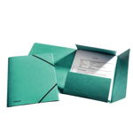 Mapa Carton Esselte Cu Elastic Lux, verde, Esselte