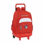 Ghiozdan cu Roți Compact Atlético Madrid M918 Roșu Alb (33 x 45 x 22 cm), Atlético Madrid