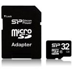 Micro SDHC 32GB Clasa 10 + Adaptor SD, SILICON-POWER
