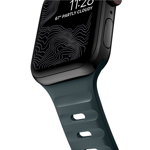 Curea rezistenta la apa NOMAD Sport Strap compatibila cu Apple Watch 4/5/6/7/8/SE/Ultra 42/44/45/49mm, M/L, Albastru, NOMAD