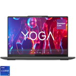 Ultrabook Lenovo 14.5'' Yoga Pro 9 14IRP8, 3K Mini LED 165Hz Touch, Procesor Intel® Core™ i9-13905H (24M Cache, up to 5.40 GHz), 32GB DDR5X, 1TB SSD, GeForce RTX 4060 8GB, Win 11 Pro, Storm Grey, 3Yr Onsite Premium Care, Lenovo