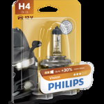Bec auto cu halogen pentru far Philips H4 Vision 30 12V 55W 1 Buc