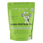 Vegan protein 70%, pulbere functionala cu gust de ciocolata Republica BIO, 600 g, Republica BIO
