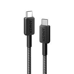 Cablu Anker 322 USB-C la USB-C 60W 0.9 metri Negru