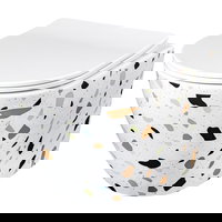 Vas Toaleta REA Carlos Terazzo White Shiny, Rea